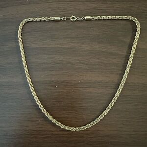 Elegant Gold Rope Chain Necklace - Women's Fashion Jewelry